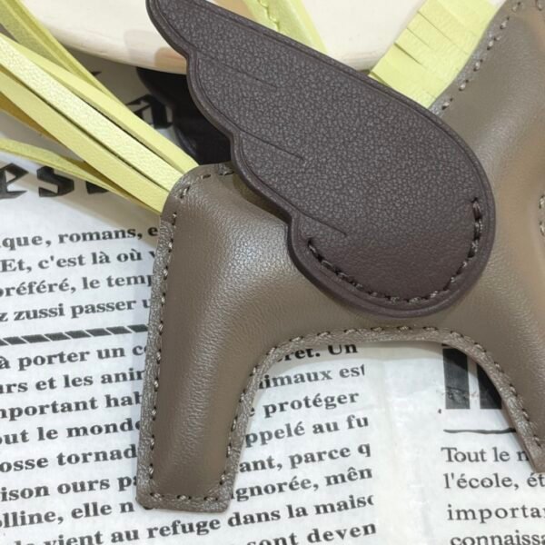Full Handmade 187 Factory Rodeo Pegase Charm Lambskin Etoupe / Chocolate