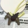 Full Handmade 187 Factory Rodeo Pegase Charm Lambskin Etoupe / Chocolate