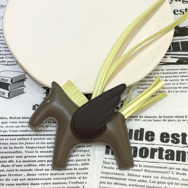 Full Handmade 187 Factory Rodeo Pegase Charm Lambskin Etoupe / Chocolate
