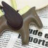 Full Handmade 187 Factory Rodeo Pegase Charm Lambskin Etoupe / Chocolate