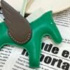 USA Los Angeles 187 Factory Vert Vertigo / Chocolate Lambskin Rodeo Pegase Charm
