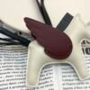 187 Factory Rodeo Pegase Charm Images Lambskin Craie / Rouge Sellier