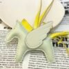 Russia Moscow 187 Factory Rodeo Pegase Charm Vert Fizz / Nata Lambskin No.54