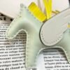 Russia Moscow 187 Factory Rodeo Pegase Charm Vert Fizz / Nata Lambskin No.54