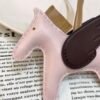 187 Factory Rodeo Pegase Charm No.51 Mauve Pave / Rouge Sellier Lambskin