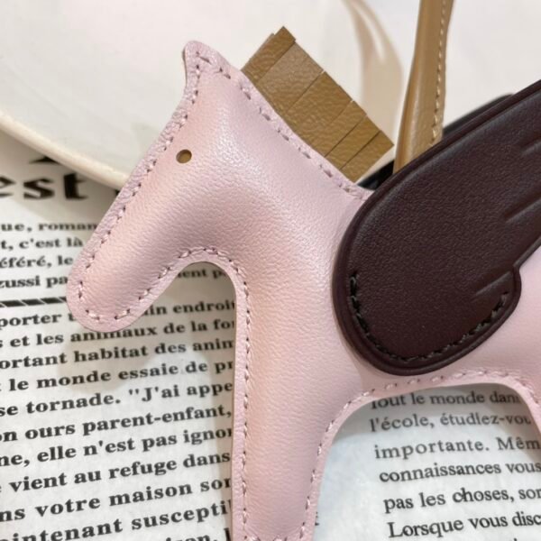 187 Factory Rodeo Pegase Charm No.51 Mauve Pave / Rouge Sellier Lambskin
