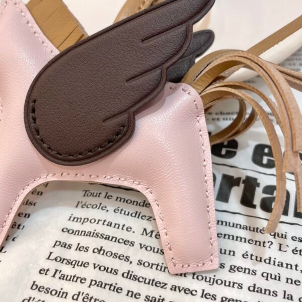187 Factory Rodeo Pegase Charm No.51 Mauve Pave / Rouge Sellier Lambskin