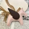 187 Factory Rodeo Pegase Charm No.51 Mauve Pave / Rouge Sellier Lambskin