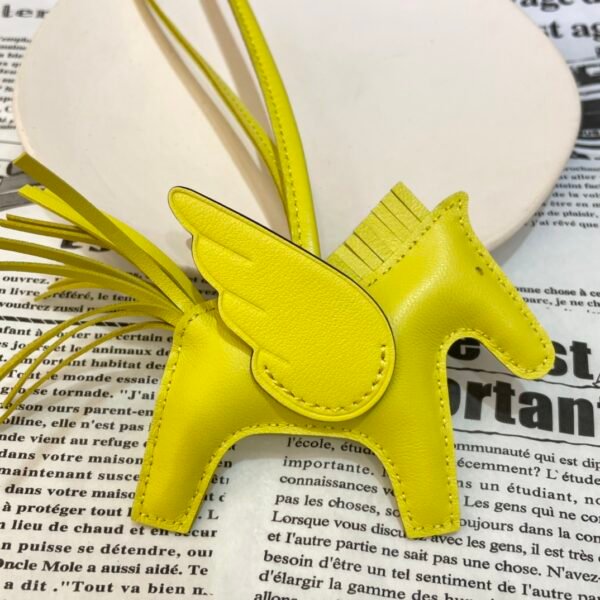 Australia Sydney 187 Factory Rodeo Pegase Charm Lime Lambskin No.50