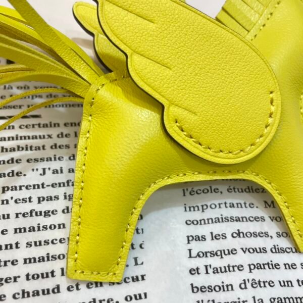 Australia Sydney 187 Factory Rodeo Pegase Charm Lime Lambskin No.50