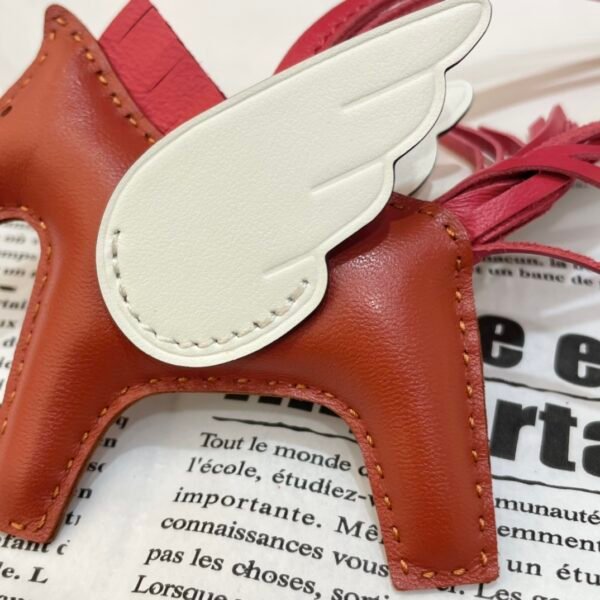 187 Factory No.46 Sanguine / Nata Lambskin Rodeo Pegase Charm