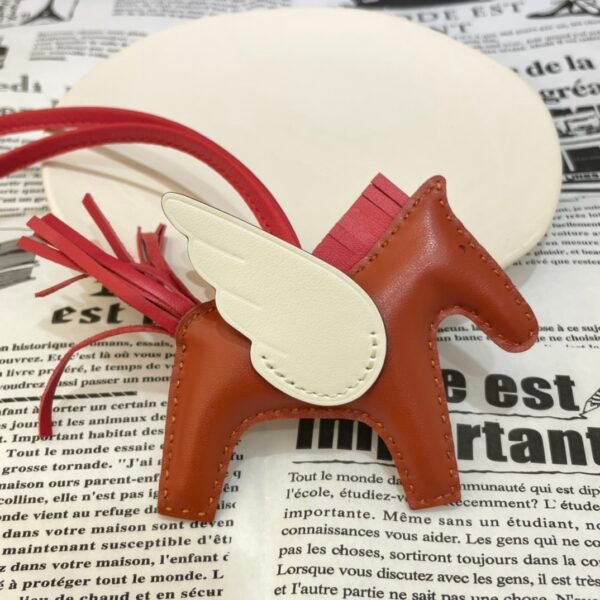 187 Factory No.46 Sanguine / Nata Lambskin Rodeo Pegase Charm