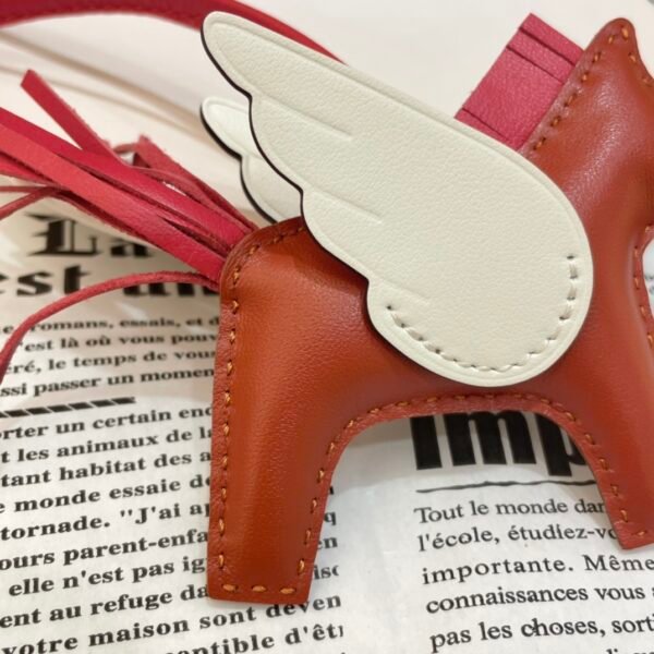 187 Factory No.46 Sanguine / Nata Lambskin Rodeo Pegase Charm