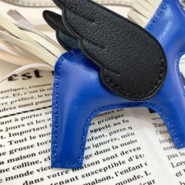 Kuwait 187 Factory Rodeo Pegase Charm No.45 Lambskin Blue France / Black