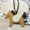 Full Handmade 187 Factory Rodeo Pegase Charm Lambskin Chai / Nata No.43