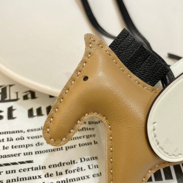 Full Handmade 187 Factory Rodeo Pegase Charm Lambskin Chai / Nata No.43