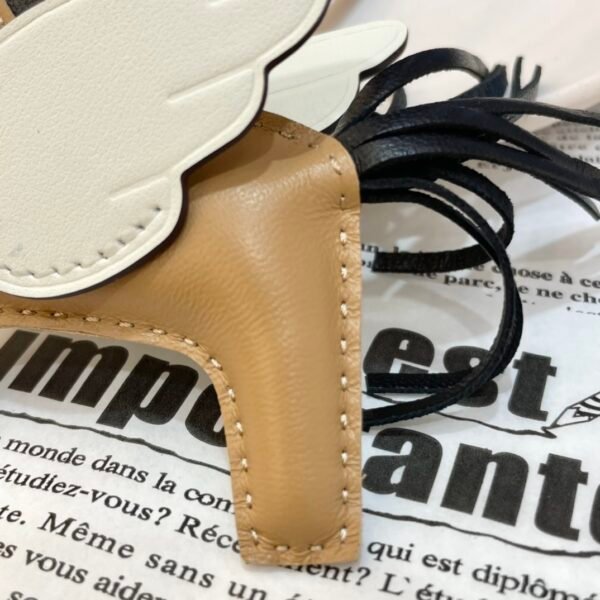 Full Handmade 187 Factory Rodeo Pegase Charm Lambskin Chai / Nata No.43