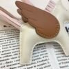 USA Los Angeles 187 Factory Rodeo Pegase Charm Craie / Gold Lambskin No.41