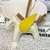 Taiwan 187 Factory No.40 Craie/ Lime Lambskin Rodeo Pegase Charm