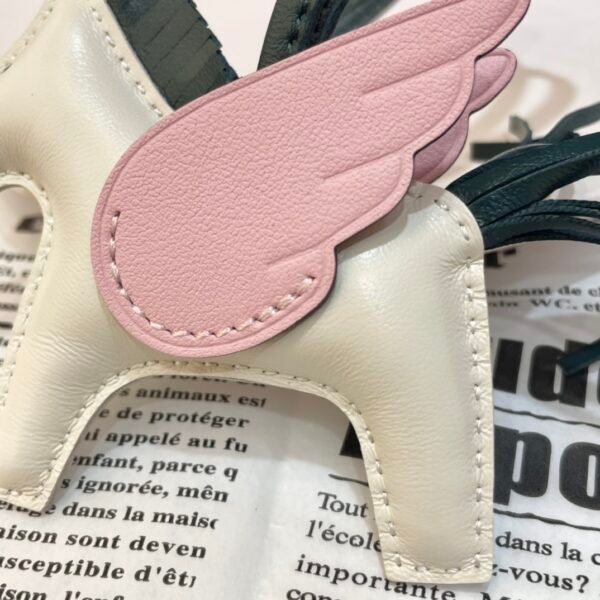 187 Factory Rodeo Pegase Charm Images Lambskin Craie / Rose Sakura No.39