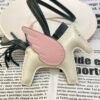 187 Factory Rodeo Pegase Charm Images Lambskin Craie / Rose Sakura No.39