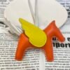 187 Factory Rodeo Pegase Charm Price Lambskin Feu Orange / Lime No.33