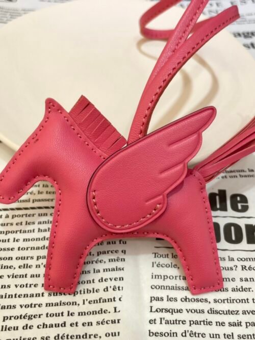 Australia Sydney 187 Factory Rodeo Pegase Charm No.32 Lambskin Rose Confetti
