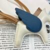 UK London 187 Factory Rodeo Pegase Charm Lambskin Craie / Blue De Presse No.31