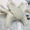 Full Handmade 187 Factory Craie Lambskin No.30 Rodeo Pegase Charm