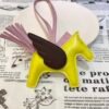 187 Factory Charm Price Lime / Rouge Sellier Lambskin Rodeo Pegase Charm No.28