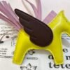 187 Factory Charm Price Lime / Rouge Sellier Lambskin Rodeo Pegase Charm No.28