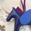 USA Washington 187 Factory Rodeo Pegase Charm Lambskin Deep Blue / Blue France No.26