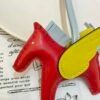 Full Handmade 187 Factory Rodeo Pegase Charm Lambskin Rouge Casaque / Lime No.20