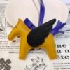 187 Factory Rodeo Pegase Charm Price No.18 Lambskin Moutarde / Black