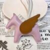 187 Factory Mauve Sylvestre / Biscuit Lambskin Rodeo Pegase Charm No.15