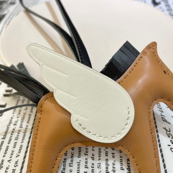 USA Washington 187 Factory Rodeo Pegase Charm Lambskin Sesame / Nata / Black No.14