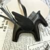 187 Factory Rodeo Pegase Charm Images Black Lambskin No.13