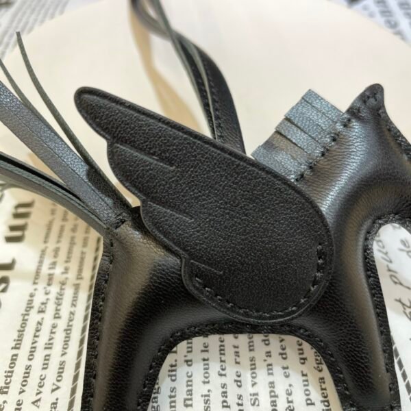 187 Factory Rodeo Pegase Charm Images Black Lambskin No.13