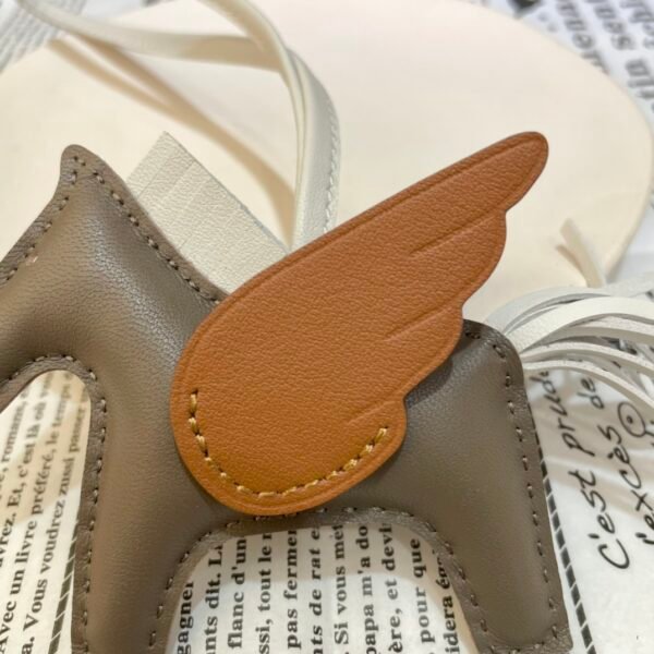 Korea Seoul 187 Factory Rodeo Pegase Charm Lambskin Etoupe / Gold No.12