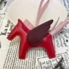 Full Handmade 187 Factory Rodeo Pegase Charm Framboise / Bourgogne Lambskin No.10