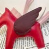 Full Handmade 187 Factory Rodeo Pegase Charm Framboise / Bourgogne Lambskin No.10