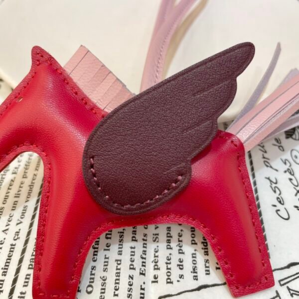 Full Handmade 187 Factory Rodeo Pegase Charm Framboise / Bourgogne Lambskin No.10