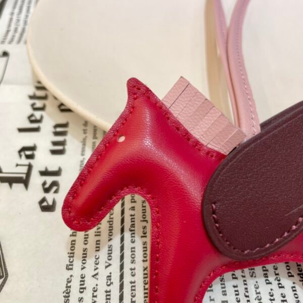 Full Handmade 187 Factory Rodeo Pegase Charm Framboise / Bourgogne Lambskin No.10