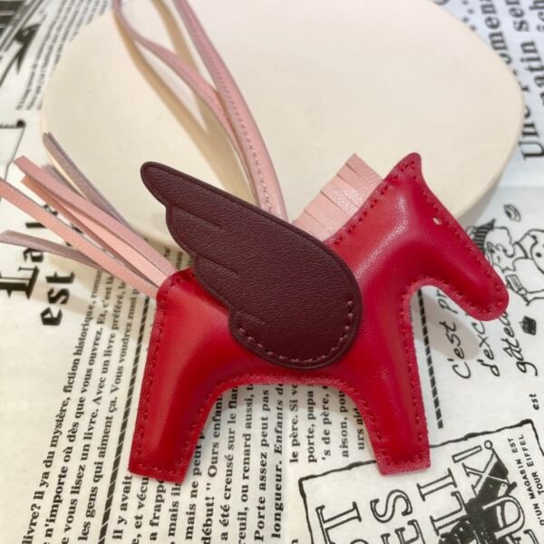 Full Handmade 187 Factory Rodeo Pegase Charm Framboise / Bourgogne Lambskin No.10