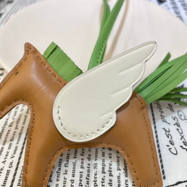 187 Factory Rodeo Pegase Charm Images No.7 Lambskin Sesame / Nata