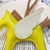 Singapore Kuala Lumpur 187 Factory Rodeo Pegase Charm Lambskin No.4 Lime / Nata