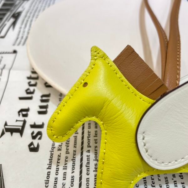 Singapore Kuala Lumpur 187 Factory Rodeo Pegase Charm Lambskin No.4 Lime / Nata