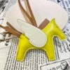 Singapore Kuala Lumpur 187 Factory Rodeo Pegase Charm Lambskin No.4 Lime / Nata