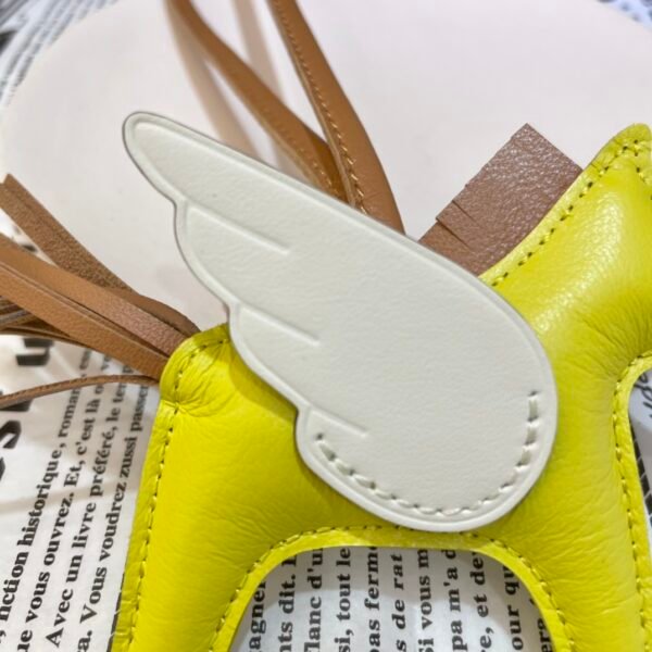 Singapore Kuala Lumpur 187 Factory Rodeo Pegase Charm Lambskin No.4 Lime / Nata