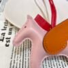 187 Factory Rodeo Pegase Charm Rose Sakura / Orange Lambskin No.1